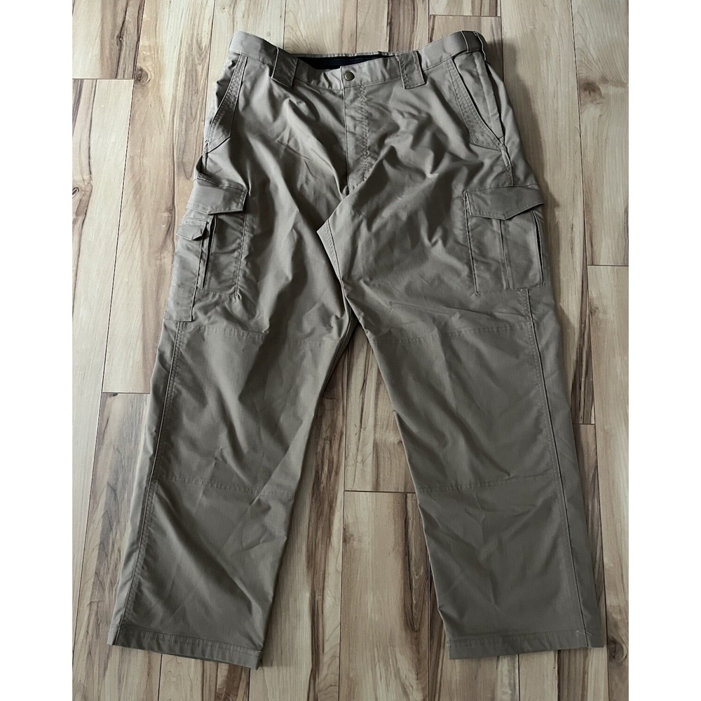 Cougar Tactical Ripstop Mission Stretch Teflon Khaki Brown Work Pants 40x30